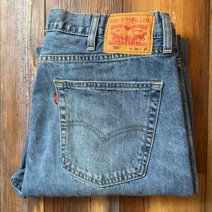 Levi’s 505 Regular Fit Jeans Mens 38x32 Light Medium Wash Straight Leg